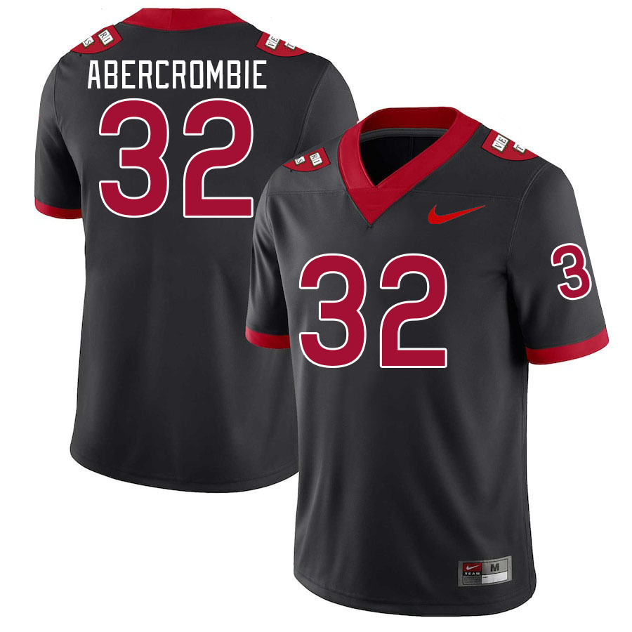 Men-Youth #32 Ben Abercrombie Harvard Crimson 2023 College Football Jerseys Stitched Sale-Black